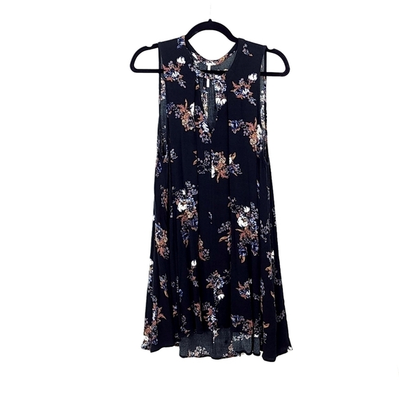 Free People Printed Snap Out Of It Rayon Dress / tunic size Medium - Picture 4 of 12